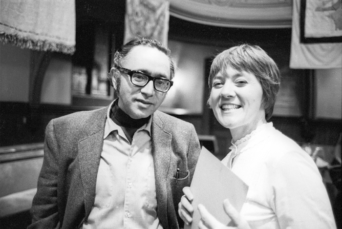 Paredon Records founders Irwin Silber and Barbara Dane, Photo by Diana Davies