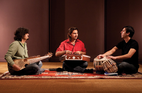 Six musicians from Central Asia, Afghanistan, Northern India, were brought together with the aim of merging their musical instruments and traditions to create new sounds.